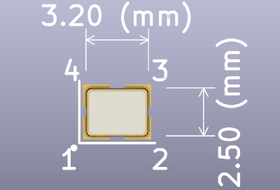 SMD3225 pinout